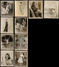 7d1028 LOT OF 10 8X10 STILLS OF SEXY ACTRESSES 1950s-1960s great portraits in skimpy outfits!