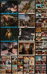 7d0908 LOT OF 96 8X10 COLOR STILLS & MINI LOBBY CARDS 1960s-1980s scenes from a variety of movies!