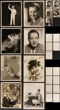 7d1004 LOT OF 13 OTTO DYAR 8X10 STILLS 1930s top photographer portraits of top Hollywood stars!