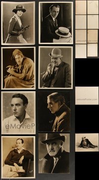 7d1032 LOT OF 9 ROMAN FREULICH DELUXE 8X10 STILLS 1930s top photographer portraits of top stars!