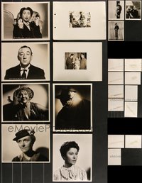 7d1018 LOT OF 11 LIPPMAN 8X10 STILLS 1930s-1950s top photographer portraits of top stars!