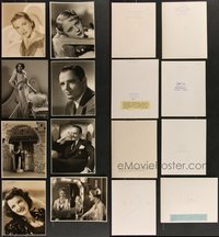 7d1045 LOT OF 8 JONES 1930s 8X10 STILLS 1930s top photographer portraits of top Hollywood stars!