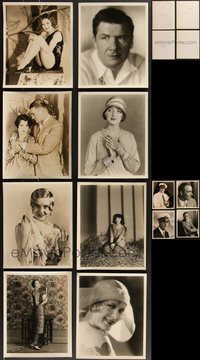 7d1012 LOT OF 12 RICHEE 8X10 STILLS 1920s top photographer portraits of top Hollywood stars!