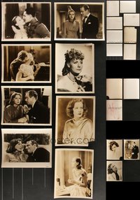 7d1020 LOT OF 11 GRETA GARBO 8X10 STILLS 1920s-1930s great portraits & scenes from her movies!