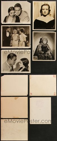 7d1071 LOT OF 5 1930S 8X10 STILLS 1930s a variety of great portraits & movie scenes!