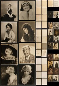 7d0960 LOT OF 25 MOSTLY 1930S DELUXE 8X10 STILLS 1930s many with photographer stamps!