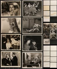 7d0997 LOT OF 15 MOSTLY 1930S 8X10 STILLS 1930s w/photographer stamps, including several candids!