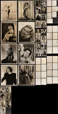 7d0941 LOT OF 31 MOSTLY 1930S 8X10 STILLS 1930s great portraits, many with photographer stamps!