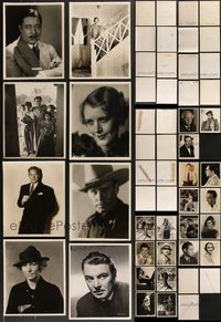 7d0952 LOT OF 27 MOSTLY 1930S 8X10 STILLS 1930s great portraits, many with photographer stamps!