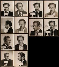 7d1013 LOT OF 12 REX HARRISON 8X10 WARDROBE TEXT PHOTOS 1940s for referencing hair & costumes!