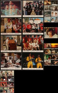 7d0938 LOT OF 33 8X10 COLOR STILLS & MINI LOBBY CARDS 1970s-1980s scenes from a variety of movies!