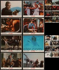 7d0964 LOT OF 24 8X10 COLOR MINI LOBBY CARDS & ENGLISH FRONT OF HOUSE LOBBY CARDS 1980s-1990s cool