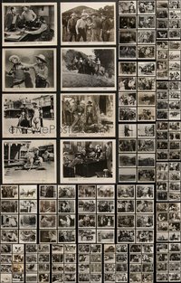 7d0880 LOT OF 191 1950S COWBOY WESTERN 8X10 STILLS 1950s scenes & portraits from several movies!