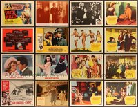 7d0809 LOT OF 16 1960s-1970s LOBBY CARDS 1960s-1970s great images from a variety of movies!