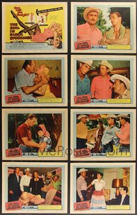 7d0782 LOT OF 32 1950S LOBBY CARDS 1950s complete sets from four different movies!