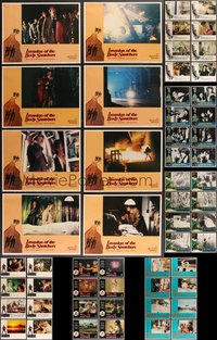 7d0748 LOT OF 56 1970S HORROR/SCI-FI/FANTASY LOBBY CARDS 1950s-1960s complete sets from 7 movies!