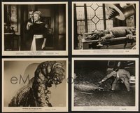 7d1073 LOT OF 4 HORROR/SCI-FI 8X10 STILLS 1950s great scenes, mostly with special effects!