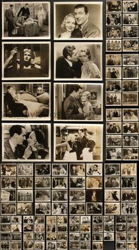 7d0902 LOT OF 111 MOSTLY 1930S 8X10 STILLS 1930s portraits & scenes from a variety of movies!