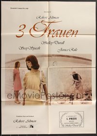 7d0292 LOT OF 22 FOLDED 3 WOMEN GERMAN A1 POSTERS 1977 Robert Altman, Shelley Duvall, Spacek, Rule