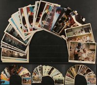 7d0871 LOT OF APPROXIMATELY 350 8X10 COLOR STILLS & MINI LOBBY CARDS 1950s-1980s cool movie scenes!