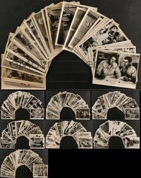 7d0867 LOT OF APPROXIMATELY 525 WAR 8X10 STILLS 1940s-1960s cool military movie scenes!