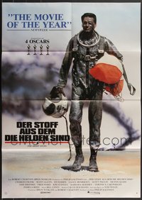 7d0318 LOT OF 7 FOLDED RIGHT STUFF GERMAN A1 POSTERS 1983 NASA astronauts classic!