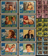 7d0781 LOT OF 32 1960S HORROR/SCI-FI LOBBY CARDS 1960s complete sets from four different movies!