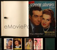 7d0238 LOT OF 1 BOUND VOLUME OF MOVIE MAGAZINES 1948-1950 Screen Stories, Screen Hits!