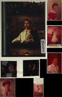 7d1156 LOT OF 10 COLOR TRANSPARENCIES 1950s-1960s great portraits of top Hollywood stars & more!