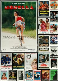 7d0050 LOT OF 27 FOLDED ITALIAN ONE-PANELS 1970s-1990s great images from a variety of movies!