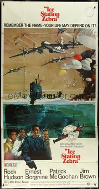 7f0232 ICE STATION ZEBRA Cinerama 3sh 1969 remember the name, your life may depend on it, McCall art!