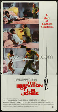 7f0234 LIBERATION OF L.B. JONES int'l 3sh 1970 creepy Anthony Zerbe attacks sexy Lola Falana, rare!