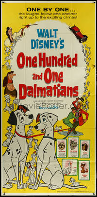 7f0243 ONE HUNDRED & ONE DALMATIANS 3sh 1961 most classic Walt Disney canine family cartoon, rare!