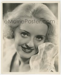 7f1441 BETTE DAVIS 8.25x10 still 1933 Warner Bros. studio portrait with those eyes by Elmer Fryer!