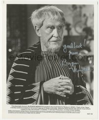 7f0012 BURGESS MEREDITH signed 8x10 still 1981 as the playwright Ammon in Clash of the Titans!