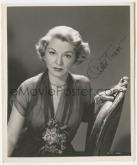 7f0013 CLAIRE TREVOR signed 8x10 key book still 1940s studio portrait of the star by Rod Tolme!