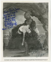 7f0048 CREATURE FROM THE BLACK LAGOON signed 8x10 REPRO photo 1991 by Julie Adams AND Ben Chapman!