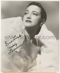 7f0016 DOROTHY LAMOUR signed 7.25x9 still 1952 portrait when she made The Greatest Show On Earth!