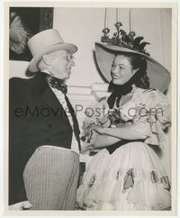 7f1457 GENE TIERNEY 8.25x10 still 1946 in Dragonwyck costume for Valentine costume party by Rhodes!