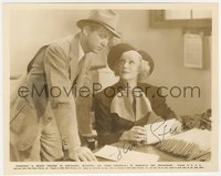 7f0018 GLORIA STUART signed 8.25x10 still 1936 with Lee Tracy in a scene from Wanted: Jane Turner!