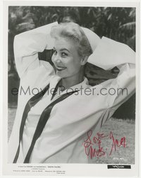 7f0034 MITZI GAYNOR signed 8x10.25 still 1958 great close portrait in sailor suit from South Pacific!