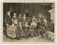 7f1474 PLEASURE MAD candid 8x10.25 still 1923 Norma Shearer in cast portrait with director & crew!