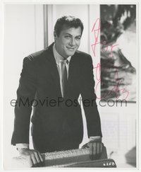 7f0040 TONY CURTIS signed 8x9.75 still 1967 portrait in suit & tie when he made Don't Make Waves!