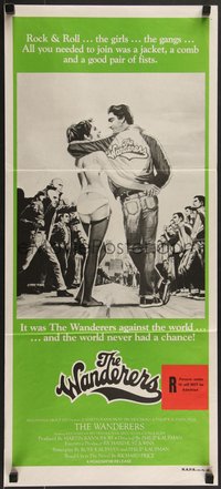 7f0501 WANDERERS Aust daybill 1979 Kaufman's 1960s New York City teen gang cult classic!