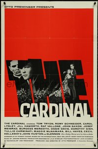 7f0969 CARDINAL 1sh 1964 Otto Preminger, Romy Schneider, Tom Tryon, Saul Bass title art!