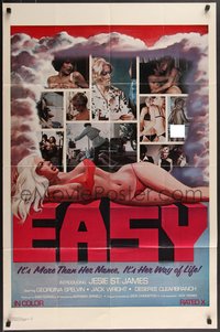 7f1029 EASY 1sh 1978 sexy scenes, it's more than Jesie St. James' name, it's her way of life, rare!