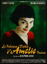 7f0105 AMELIE French 1p 2001 Jean-Pierre Jeunet, great photo of Audrey Tautou by Laurent Lufroy!