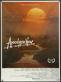 7f0108 APOCALYPSE NOW French 1p R1988 Redux w/ two major formerly cut scenes, Bob Peak art!