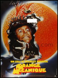 7f0117 CLOCKWORK ORANGE French 1p R1982 Stanley Kubrick classic, different art of Malcolm McDowell