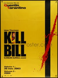 7f0137 KILL BILL: VOL. 1/KILL BILL: VOL. 2 teaser French 1p 2004 Quentin Tarantino, Uma Thurman!